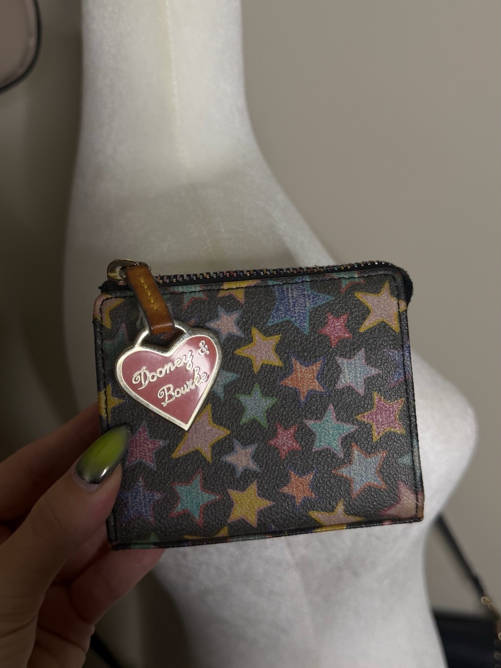 Vintage Y2K Dooney & Bourke Multicolor Star Wallet